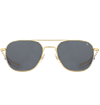 American Optical - Original Pilot Sunglasses Gold Frame - Polarized Grey Glass