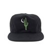 The Ampal Creative - Midnight Cactus Strapback Cap - Black