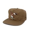 The Ampal Creative - Osprey Wax Strapback Cap - Olive Brown