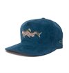 The Ampal Creative - Trippy Trout Cord Strapback Cap - Blue