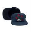The Ampal Creative - Wild Roses Strapback Cap - Navy