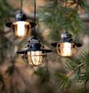 Barebones - Edison Pendant String Lights - Antique Bronze