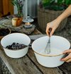 Barebones - Enamel Mixing Bowl Set - Eggshell