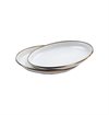 Barebones - Enamel Salad Plates (Set of 2) - Eggshell