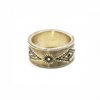 Black Pearl Creations - Solid Brass Native Style Ring