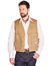 Blue Blanket - Ranch Wear Waxed Garbadine Vest