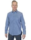 Blue Blanket - S66 Light Indigo Chambray Chain Stitch Logo Shirt - 6 oz