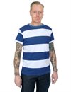 Blue Blanket - TS3 Striped T-shirt - White/Blue