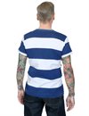 Blue Blanket - TS3 Striped T-shirt - White/Blue