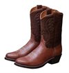 Bright Shoemakers - Cowman Western Boots - Walnut/ Waxy Rough-Out