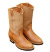 Bright Shoemakers - Rooster Saddle Boot Raw Cord / Natural Horsehide