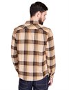 Brixton---Bowery-Flannel-Shirt---Sand-Black123