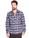 Brixton---Bowery-Heavy-Weight-Flannel---Flint-Blue-Black-Mineral-Grey--1