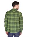 Brixton - Bowery Heavyweight Flannel - Cypress Green/Black