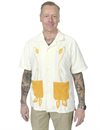 Brixton - Bunker Reserve Terry Cloth Shirt - Off White