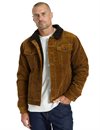 Brixton - Cable Sherpa Lined Trucker Jacket - Brass