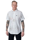 Brixton - Charter Print Woven Shirt - Dove