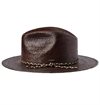 Brixton - Messer Western Straw Fedora - Dark Earth