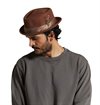 Brixton - Stout Pork Pie Hat - Sepia/Bronze