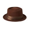 Brixton - Stout Pork Pie Hat - Sepia/Bronze