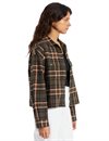 Brixton - Womens Summer Bowery Flannel Shirt - Washed Black