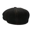 CTH Ericson - Gustav Organic Black Denim Cap - Black