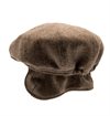 CTH Mini - Theodor Jr. Herringbone Kids Newsboy Cap - Brown