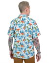 Captain Santors - Aloha Parrots Shirt - White