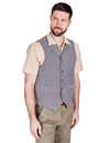 Captain Santors - Casual Summer Vest - Brown