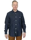 Captain Santors - Denim Linen Work Shirt - Indigo