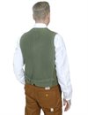 Captain Santors - Herringbone Work Vest - Green