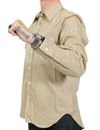 Captain-Santors---Japanese-Navy-Herringbone-Cotton-Shirt---Khaki-1234