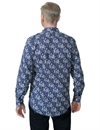 Captain Santors - Work Shirt Shirt Flower - Indigo