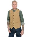 Captain Santors - Work Vest Moleskin - Khaki