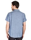 Chesapeakes - Buzz Short Sleeve Chambray Shirt - Blue