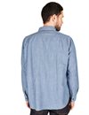 Chesapeakes - Steve Long Sleeve Chambray Shirt - Blue