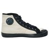 Colchester By US Rubber Co - High Top Contrast Canvas Sneaker - Black/Ecru