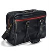 Croots - Vintage Leather Traveller Bag - Black/Black Zipper