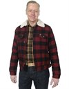 Deus - Mikey Plaid Trucker Jacket - Red Plaid