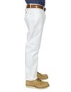 Dubbleware - Fenway 5 Pocket Selvedge Jean - White Herringbone