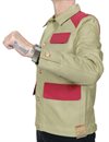 Dubbleware - Hunters´ Jacket - Beige/Hunting Red