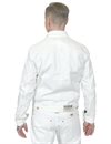 Dubbleware - Lyonnaise Selvedge Herringbone Denim Jacket - White