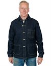 Eat Dust - Chore Jacket D66 Rinsed Selvedge Denim - Indigo