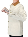 Eat Dust - Fit 673-R Snow Core Jacket Bull Denim - Off White