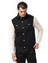 Eat Dust - Fit 736 Bloodline Selvage Jeans Vest - Black 14oz