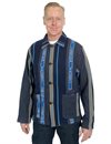 Eat Dust - Malibu Reversible Jacket Bora Bora Jacquard - Navy/Beige