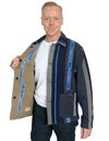 Eat Dust - Malibu Reversible Jacket Bora Bora Jacquard - Navy/Beige