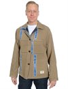 Eat Dust - Malibu Reversible Jacket Bora Bora Jacquard - Navy/Beige