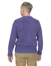 Eat Dust - Officer Denim Sweater - Purple