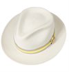 Stetson - Farnsell Toyo Straw Fedora Hat - White